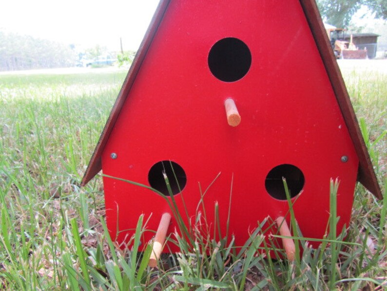 See Rock City See Rock City birdhouse Birdhouse Red Etsy