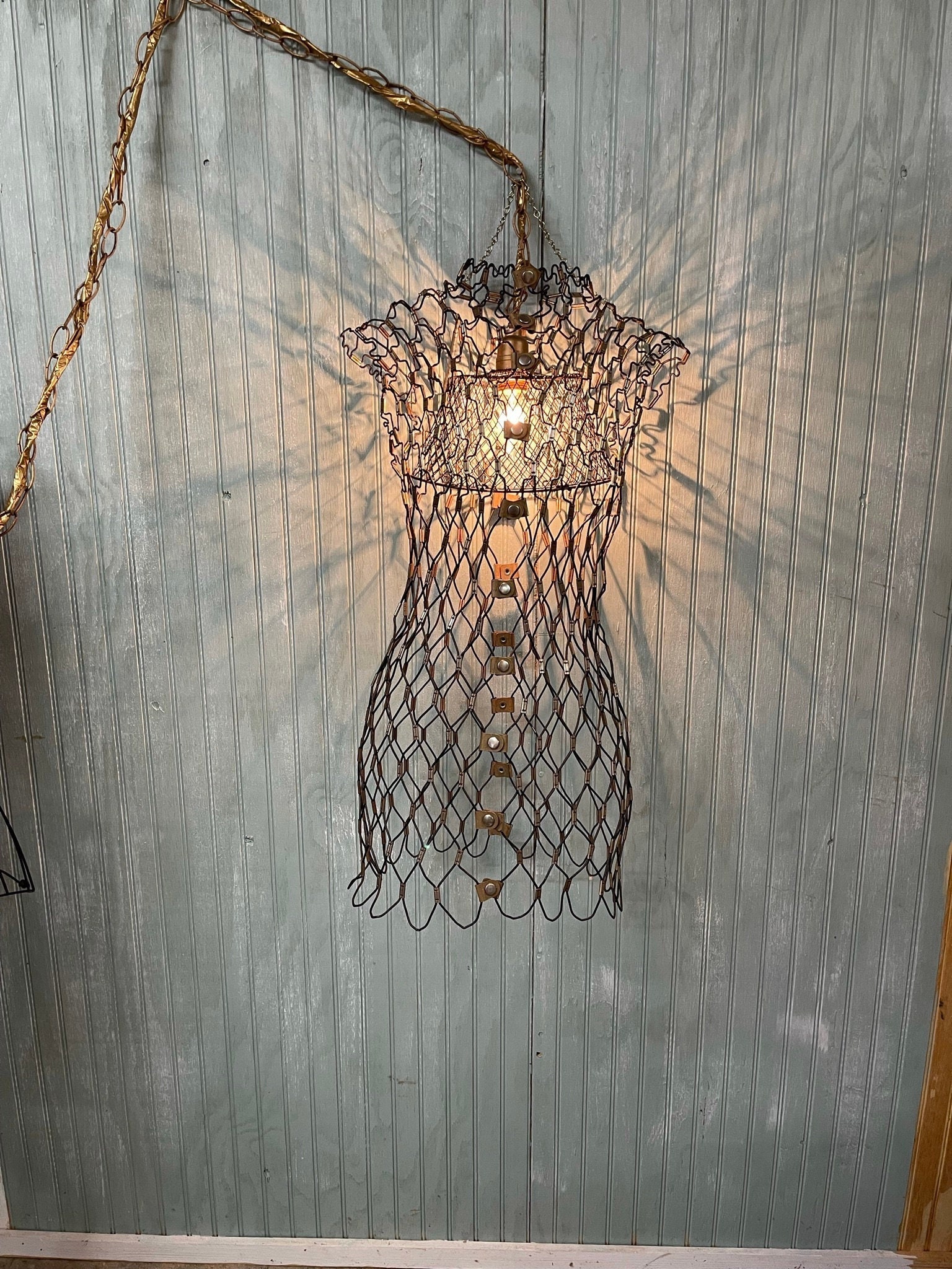 Metal Hanging Dress Form - Etsy