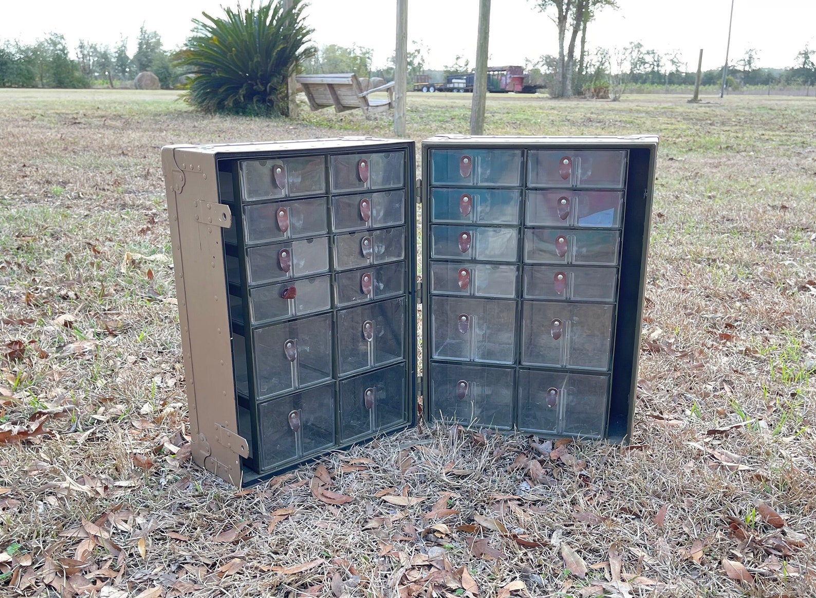 Military Boot Box Military Multi Drawer Trunk, Military Field Box, Military Trunk ...