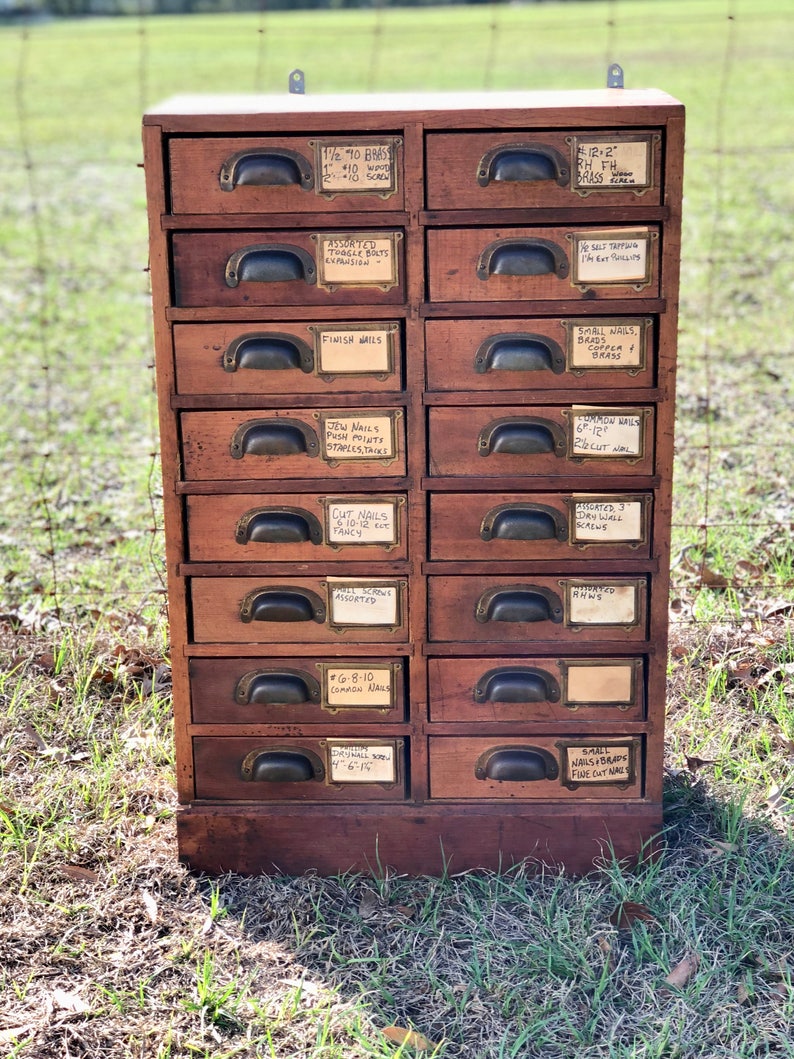 Vintage Cabinet Apothecary Cabinet Farmhouse Decor Wood Etsy