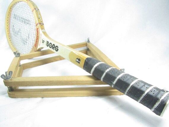 ANCIENNE RAQUETTE DE tennis vintage .. collector annees 70 BJOR BORG EUR 99,90 - FR