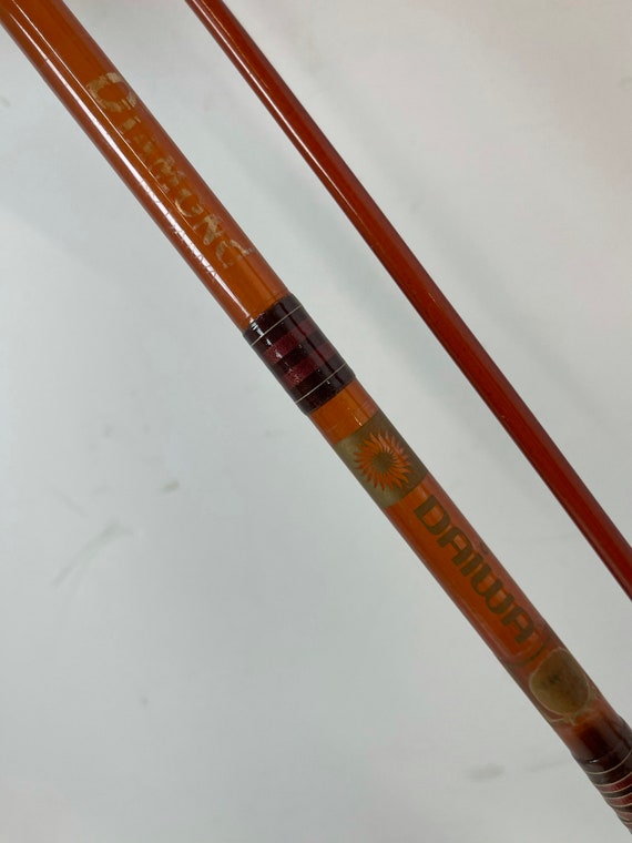 Vintage Daiwa Diamond Fishing Rod, Hard Case Fishing Rod Holder