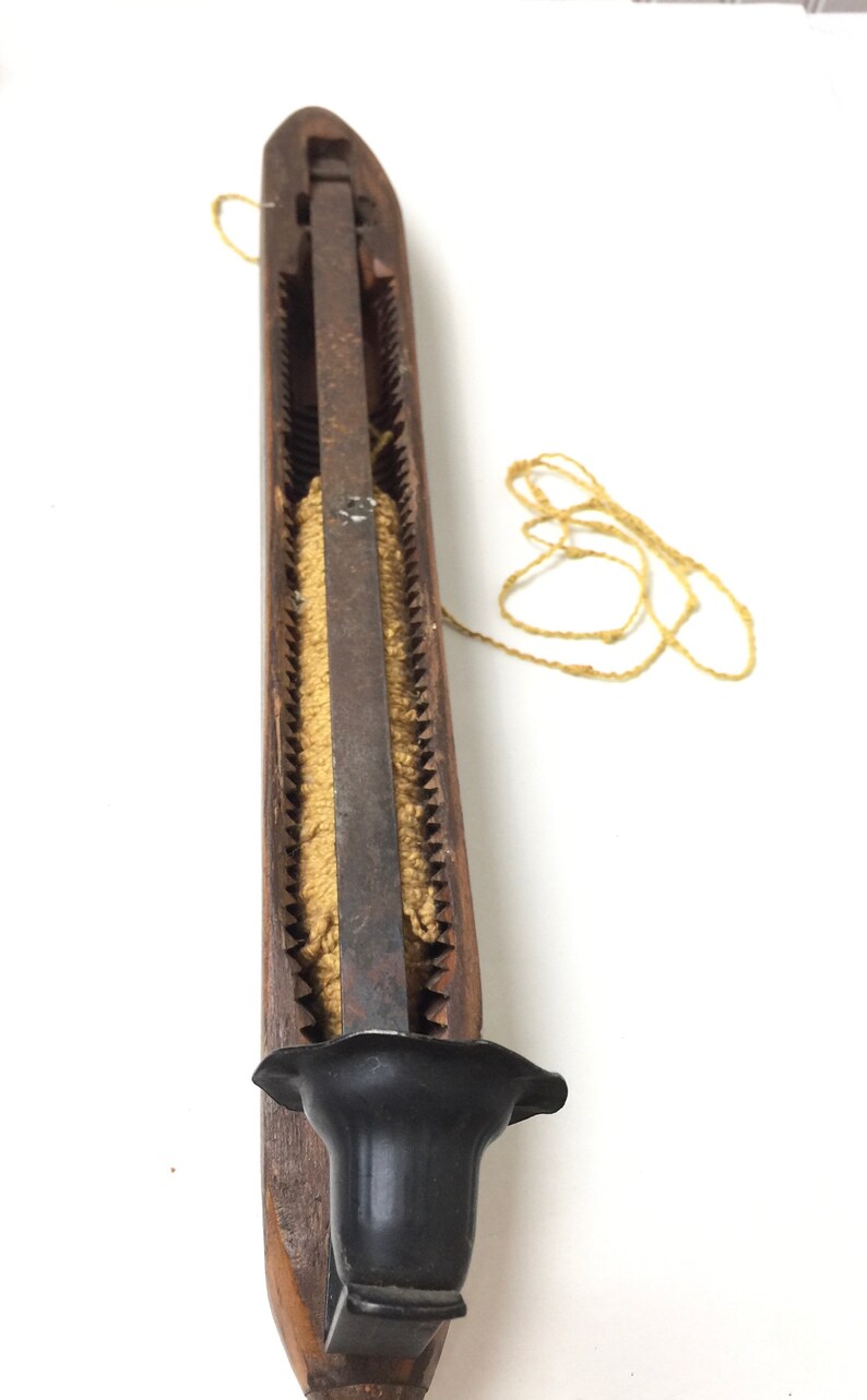 WOOD CANDLE Holder French Shuttle Weaving Loom Candle Etsy