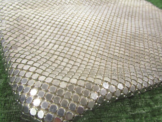 Vintage Silver Mesh purse, purse, bag, formal pur… - image 2