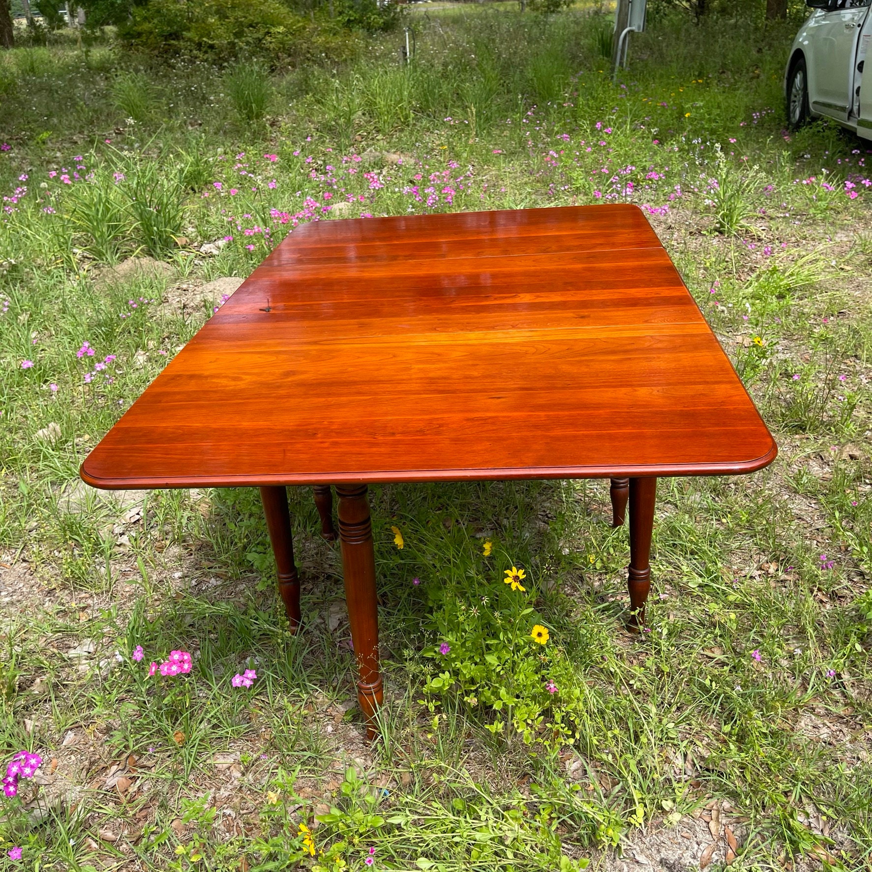 Vintage Drop Leaf Table Wood Furniture dining table gate | Etsy