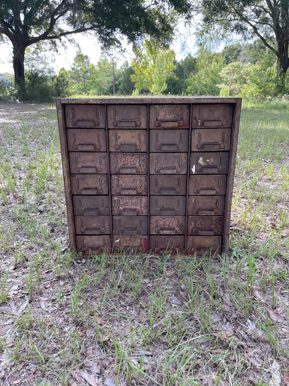 Metal Storage Drawer, Military Parts Cabinet, Multi Drawercabinet, Crafting  Dresser, Storage Cabinet, Organizer, Coin Chest, Craft Storage 