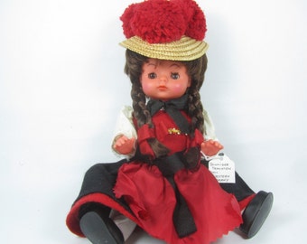SCHMIDER TRACHTEN DOLL, vintage toy,Germany,vintage doll,german doll, girl doll, baby doll, collectible doll,