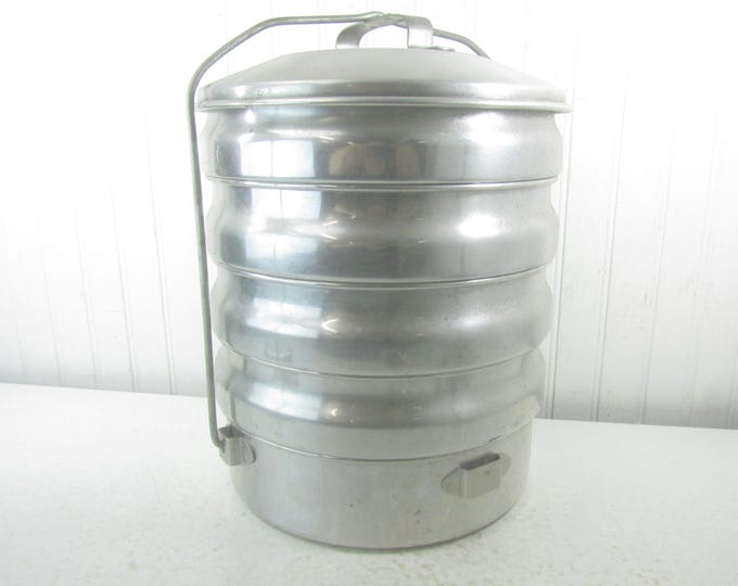Vintage Aluminum Lunch Box Food Canteens Miners Lunch Box Etsy