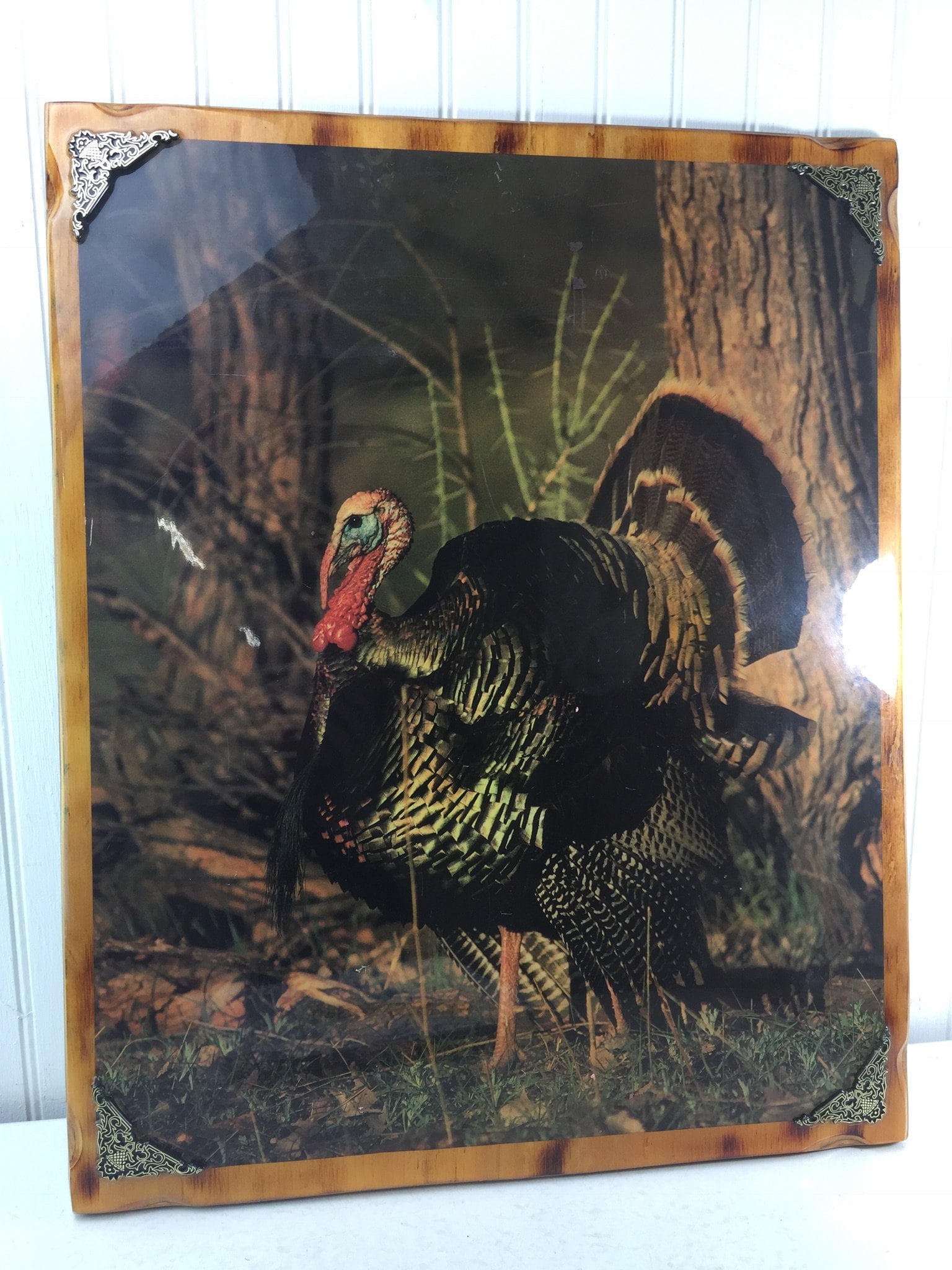 WILD TURKEY OUTDOOR SET 特級表記 Wild Turkey Art, Wall Hanging, Turkey Picture, Hunting Scene