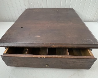 Antique cash register, Wood cash Cabinet, Table Top register, cash drawer, Store Cabinet, farmhouse, oak desk, cabinet