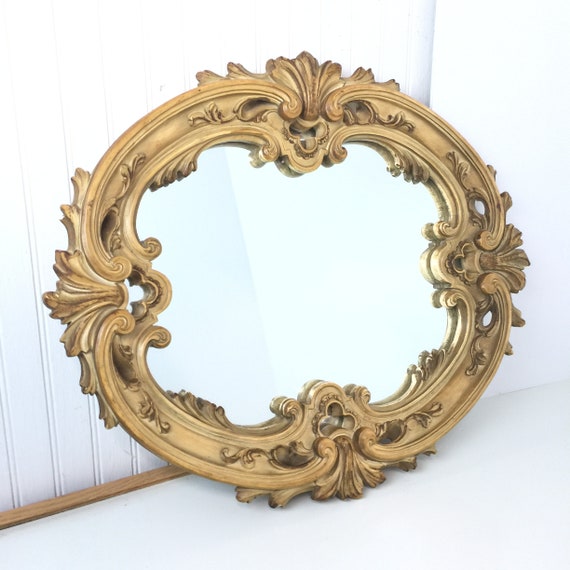 Scroll Mirror Free Delivery Goabroad Org Pk, Kasandra Antique Gold Scroll Wall Mirror