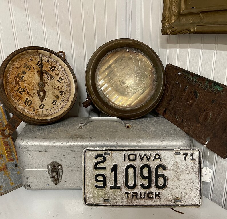 Vintage Car Light, Vintage HeadLight, Metal headlight, car restoration, metal light, Spotlight, Restaurant Decor, Mancave Decor image 10