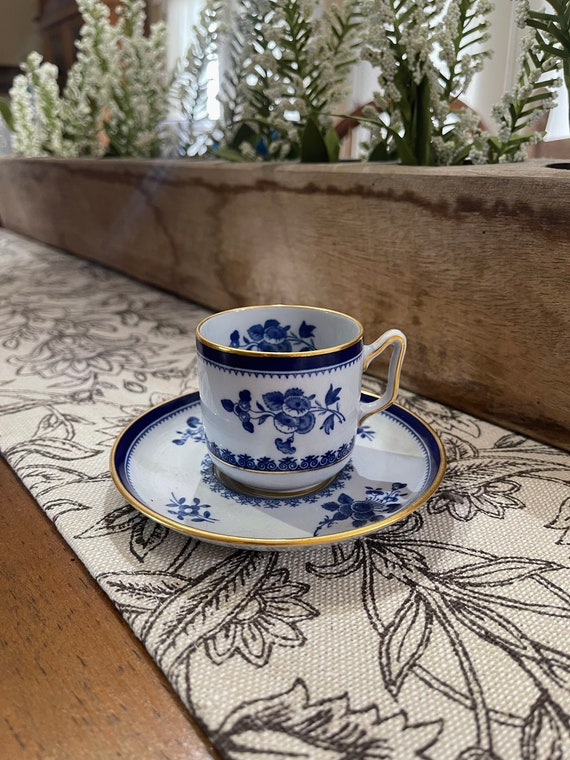 Tiffany and Co. Spode Teacup and Saucer Set, Gift, Collectible Tea