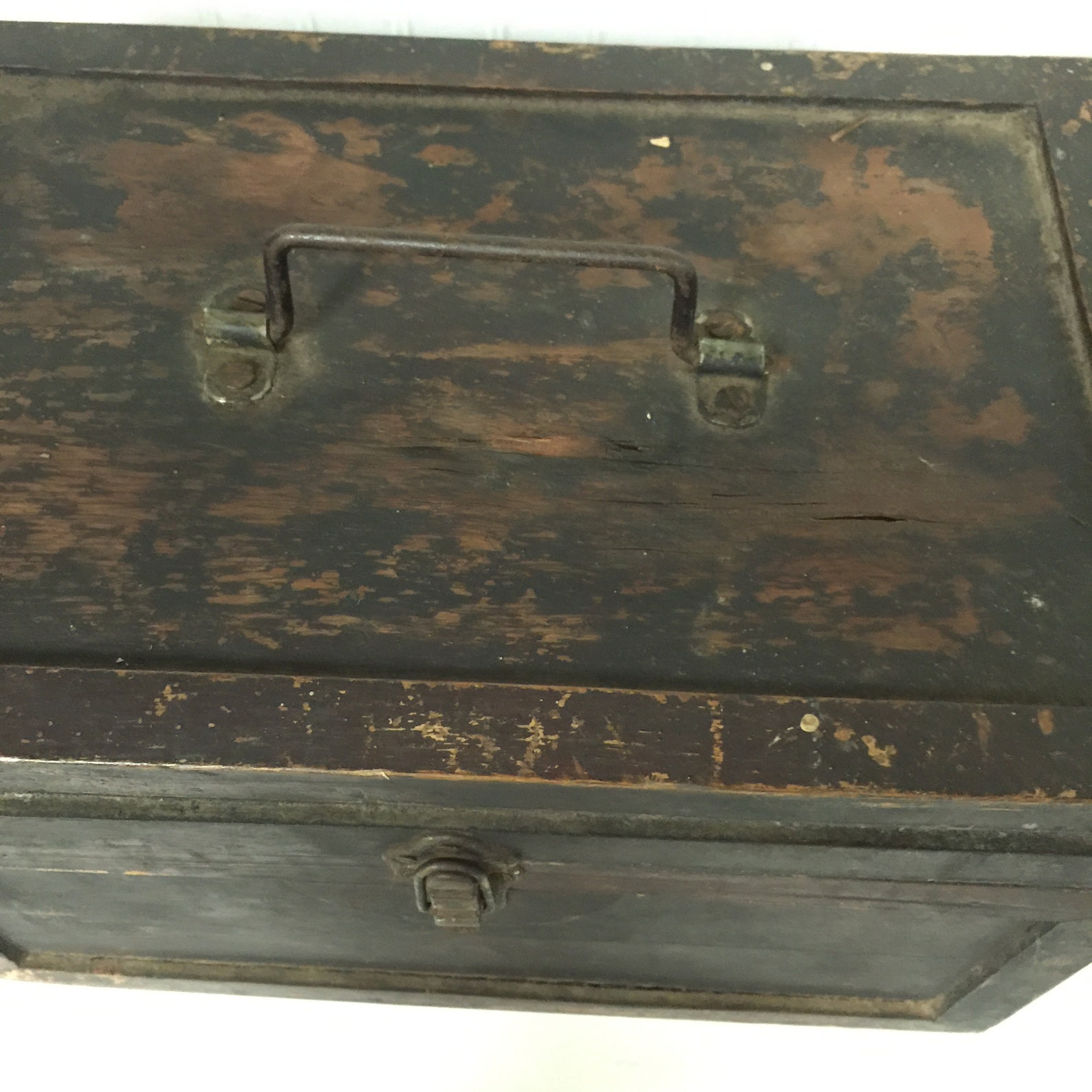 Caja de madera antigua caja industrial caja rústica | Etsy