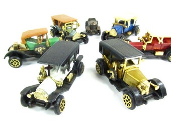 Toy car, vintage toy car, antique style car, metal car, car set,