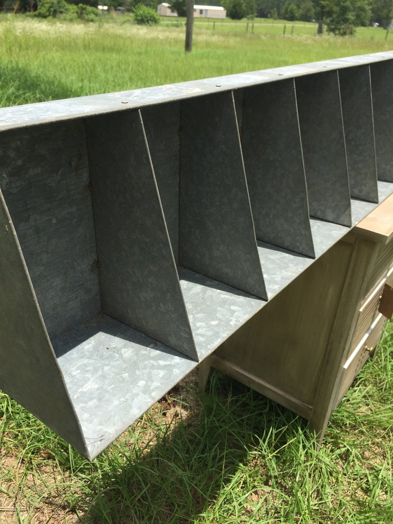 Industrial storage Metal cubbies wall hanging bins Etsy
