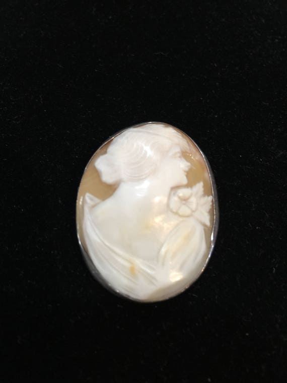 Antique  cameo, vintage  brooch, pin, antique  je… - image 1