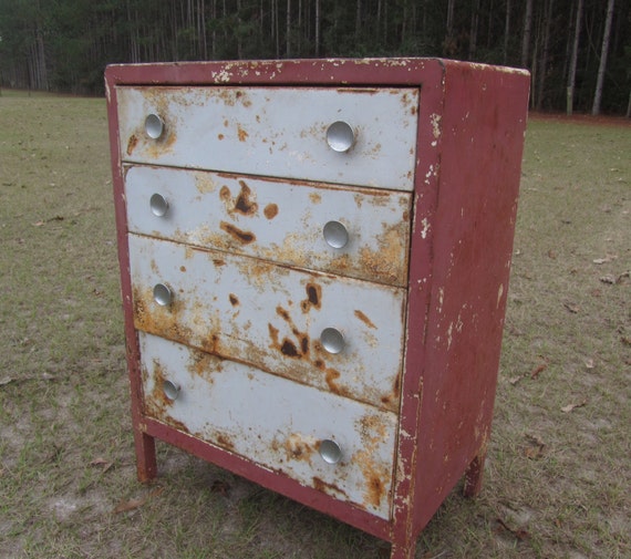 Metal Drawervintage Cabinet Dresser Vintage Medical Etsy