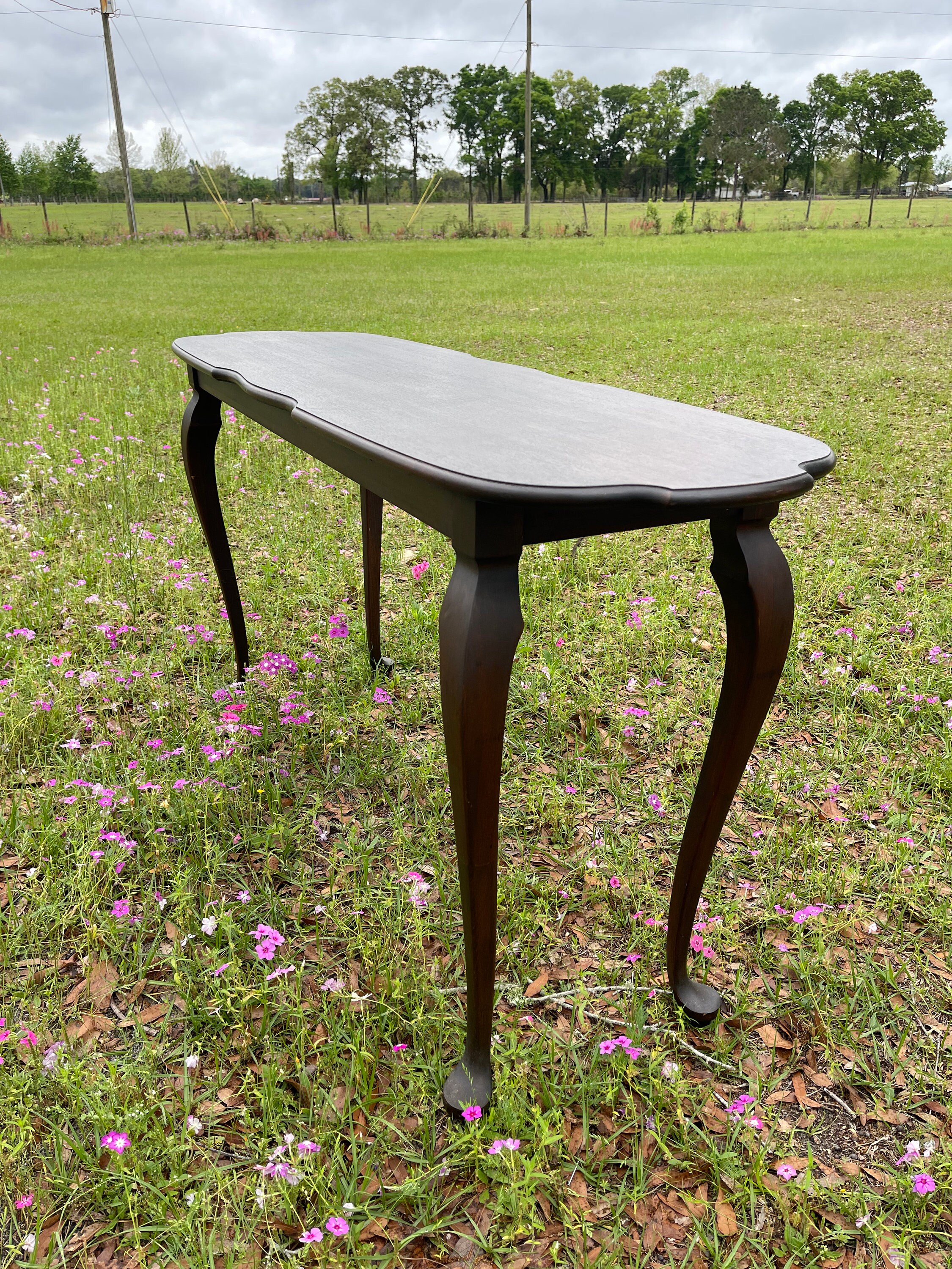 Davis Birely Table コンソールサイドテーブル ヴィンテージ Davis Birely Table, Antique Table, Sofa Table, Queen Ann Legs