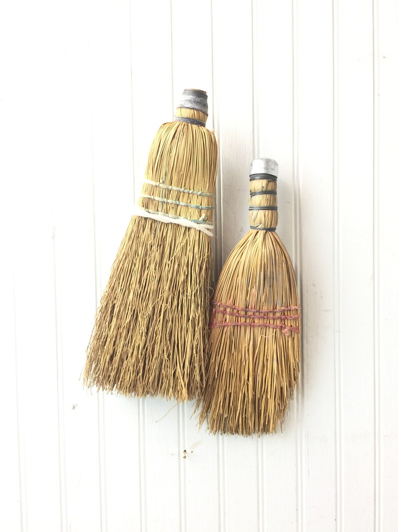 Antique Broom Hearth Broom Vintage Straw Broom Farmhouse Etsy