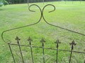Antique Iron fence, metal salvage fence, iron gate, Garden Trellis, Iron fence, Fireplace Screen, Metal Works, ornate metal, Nordic French