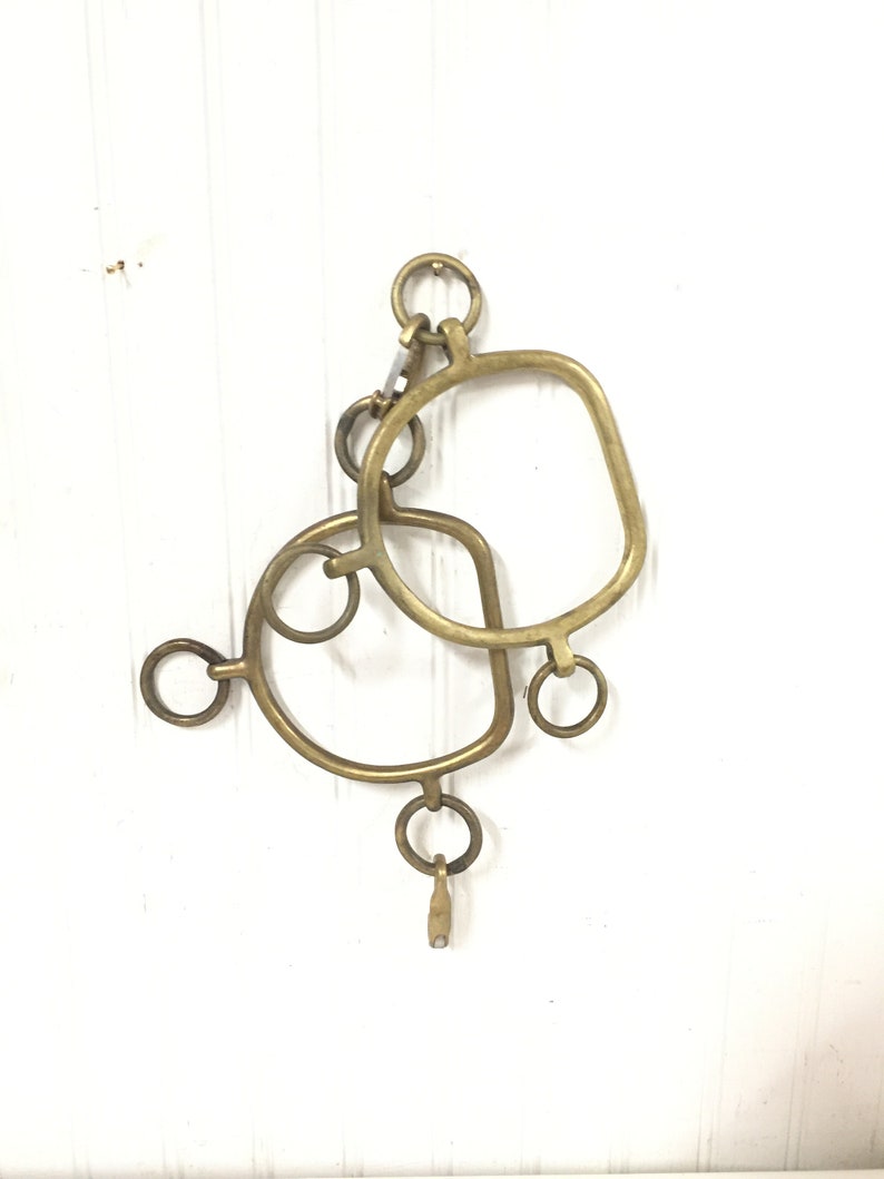 Horse Brass Bit Horse Bit Rustic Decor Equestrian Decor Etsy