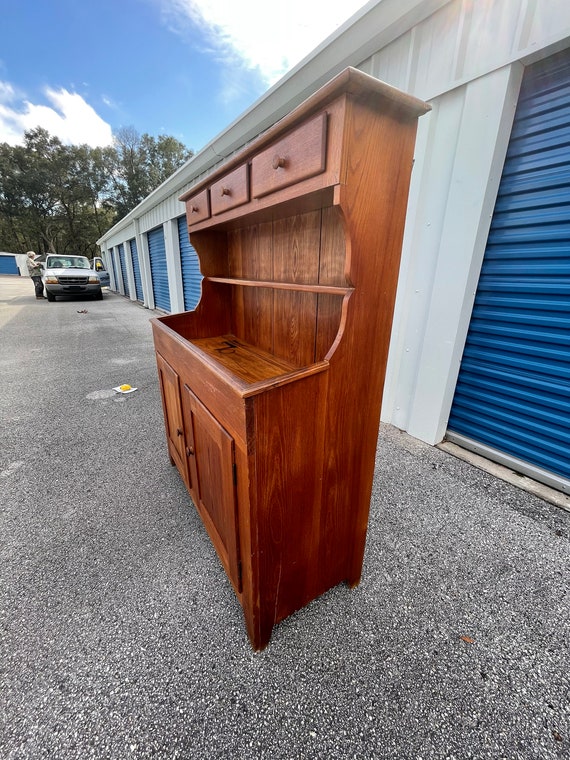 Dry sink hutch deals