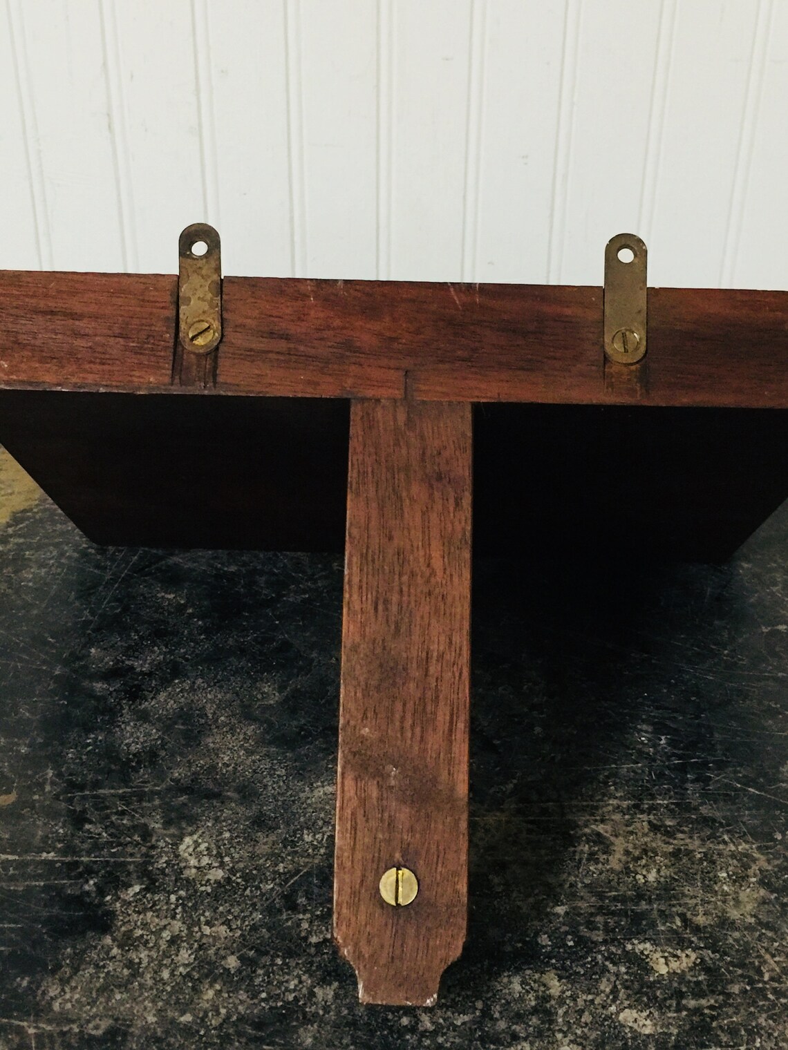 Antique Shelf Victorian clock shelf level shelf bubble Etsy