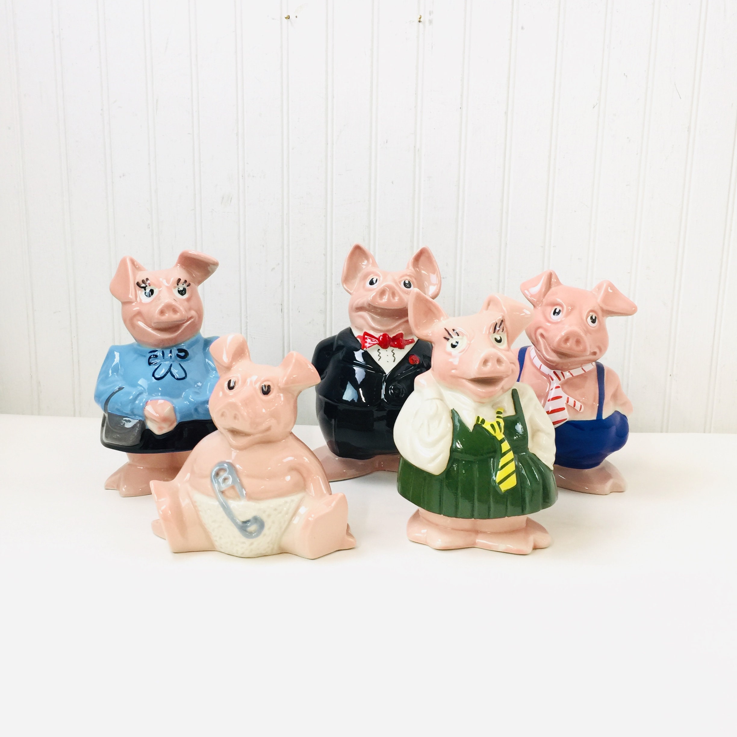 WADE PIG FIGURINE wade piggy banks Ceramic PigPiggy Bank Etsy