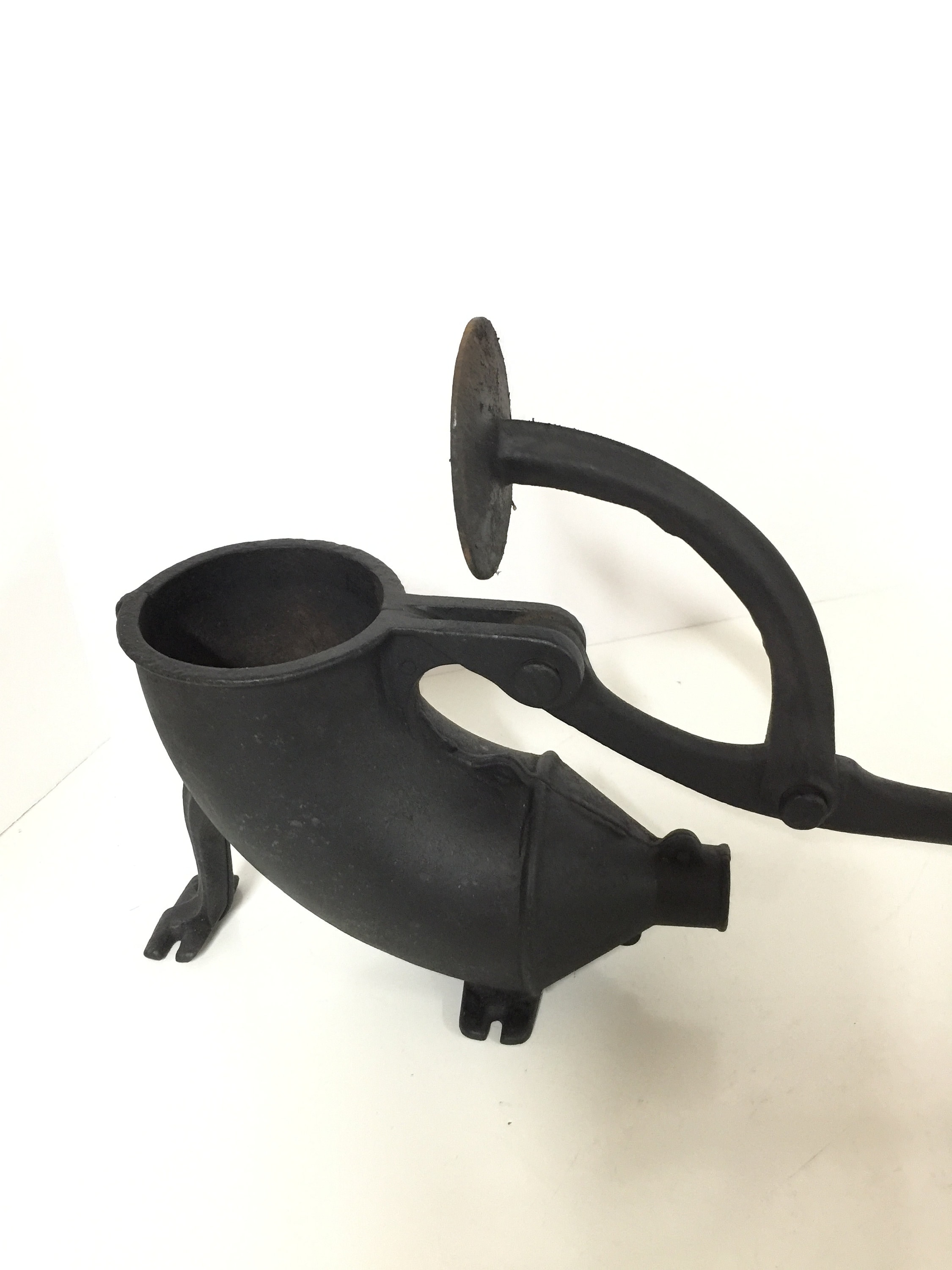 Antique Cast Iron Sausage Stuffer Vintage Cast Iron Tool Etsy