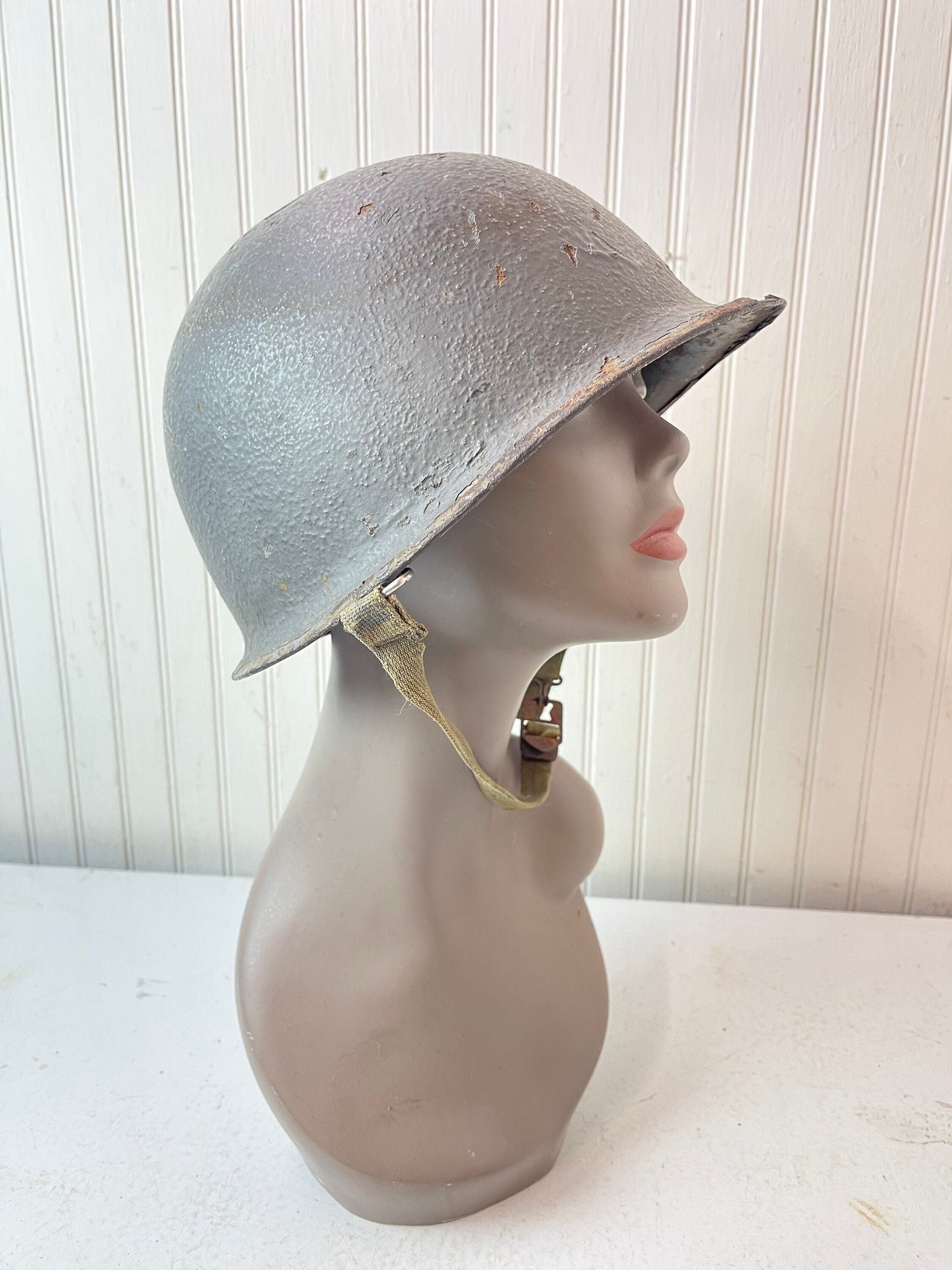 World War 2 Helmet, Man Cave, Military Memorabilia, War Helmet