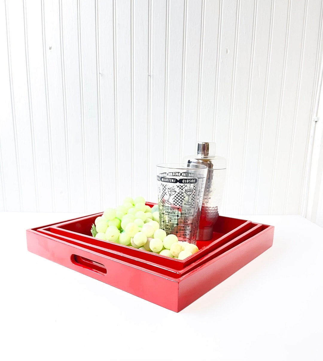 Set of Three Evelyn Trays main image 1