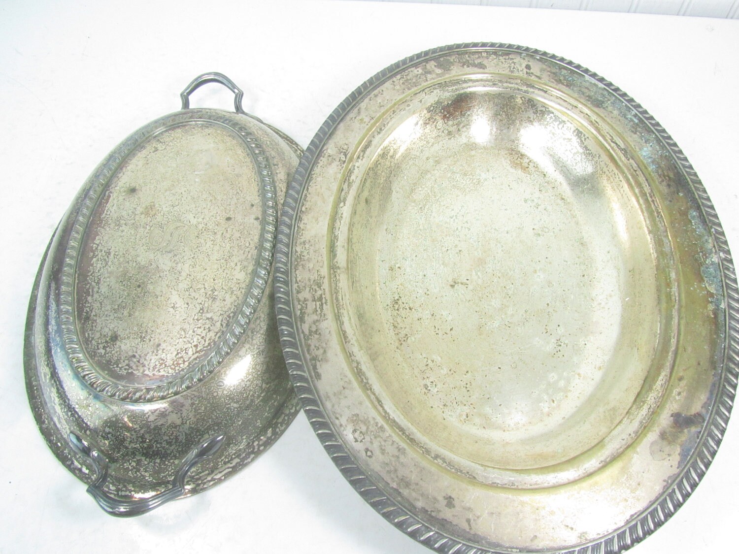 Vintage Silver plate Serving Bowl With Lid Serving Dish Etsy