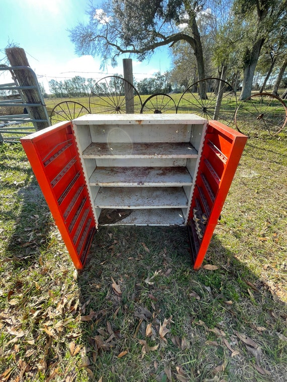 Borg Warner Tune up Parts Cabinet, Automotive, Garage Decor, Man