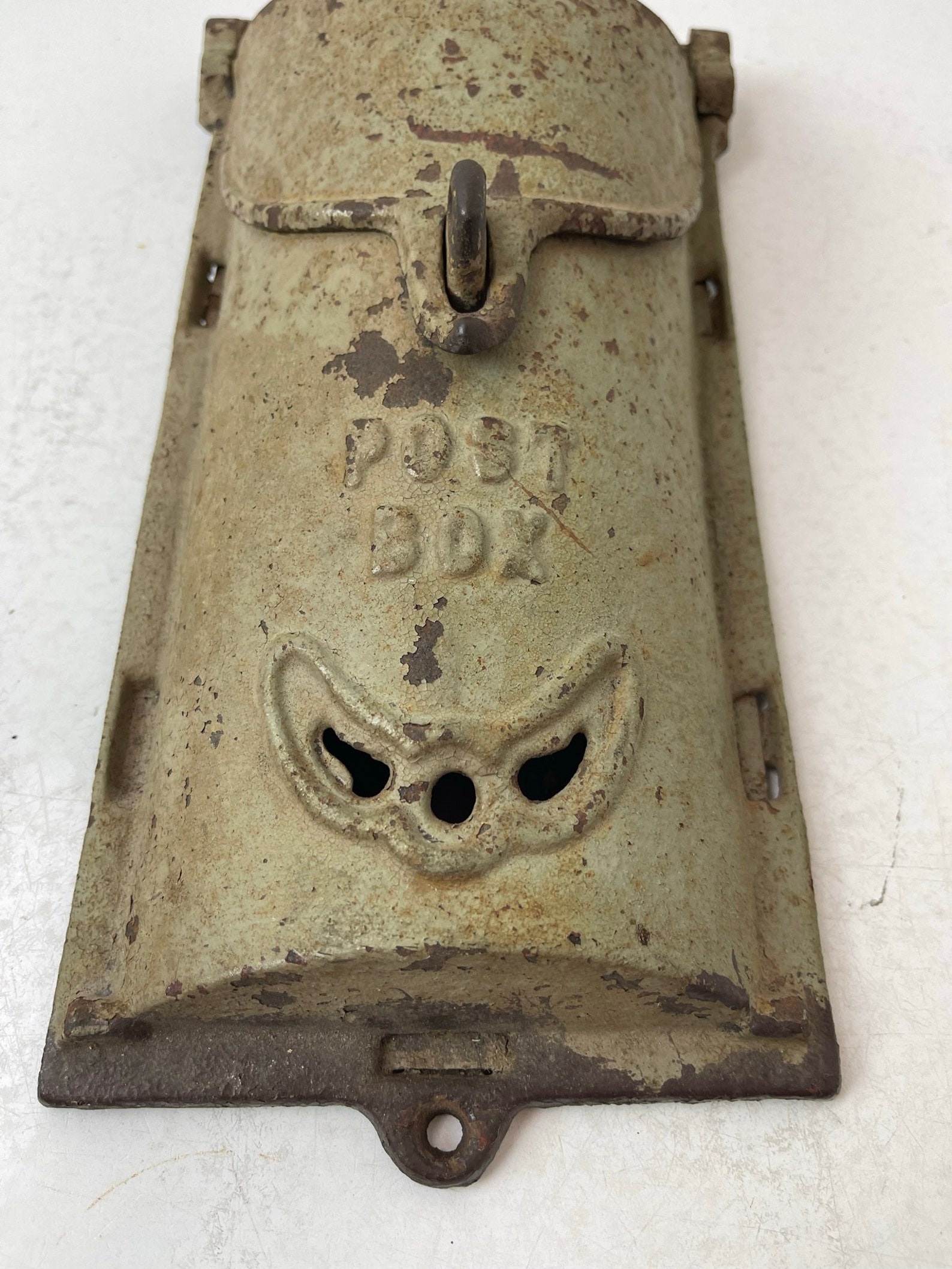 Antique Griswold Cast Iron Mailbox Apartment Mailbox Etsy