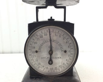 Antique Universal Family Scale, Shop Scale, Farmhouse Decor