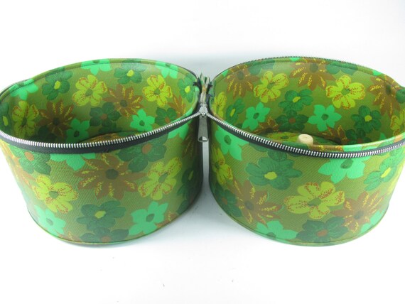 Hat Box Luggage, Round Suitcase, Mid Century Luggage, Photo