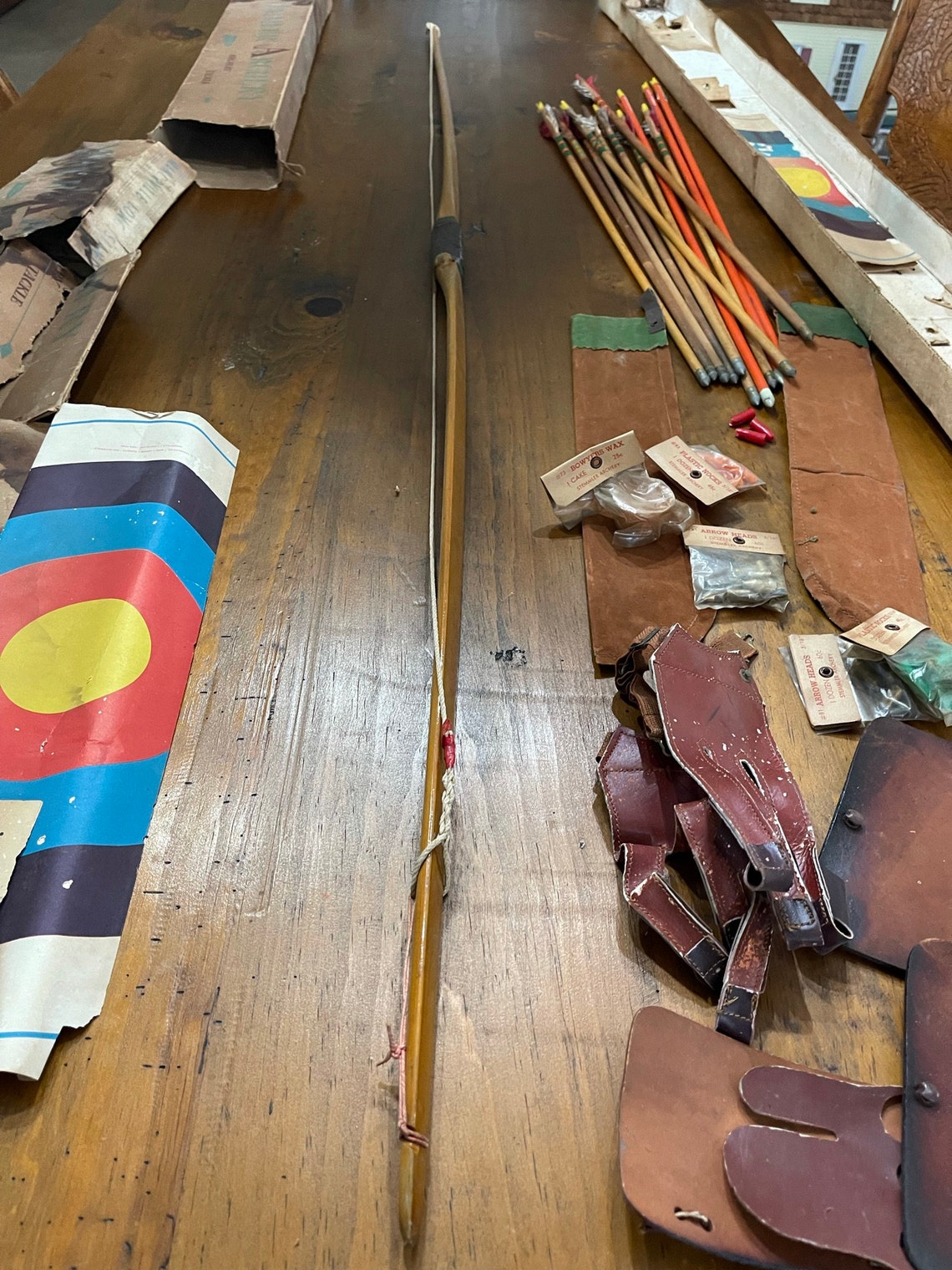 Stemmler Long Bow Vintage Stemmler Archery Set Manorville Etsy