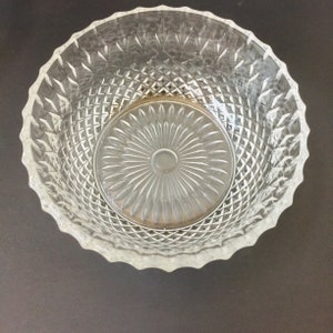 Vintage condiment dish, silver plate, retro glass, glass bowl, bowl and spoon, candy dish, serving dish, 1950 glass bild 7