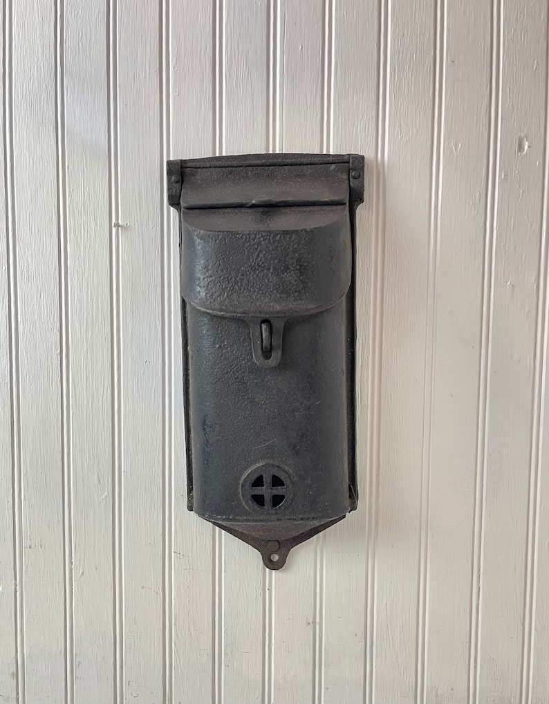 Antique Griswold Cast Iron Mailbox Apartment Mailbox Etsy