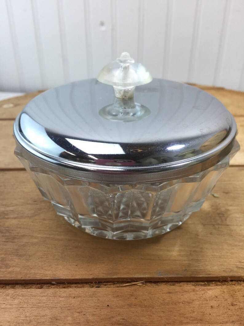 Vintage Powder Jar Powder Tin Set Victorian Powder Jar Etsy