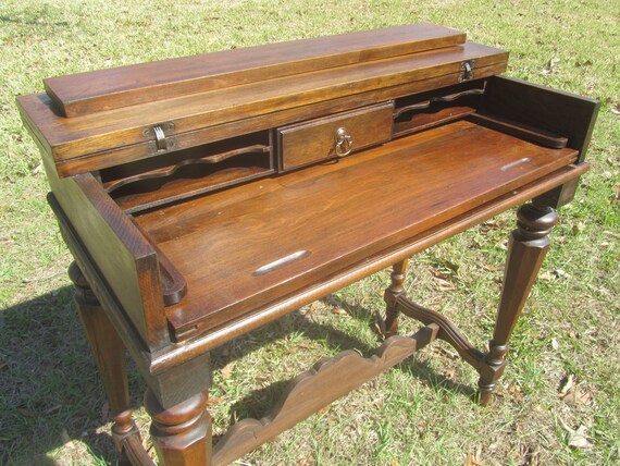 Antique Table Desk Furniture Desk Writing Desk Farmhouse Etsy