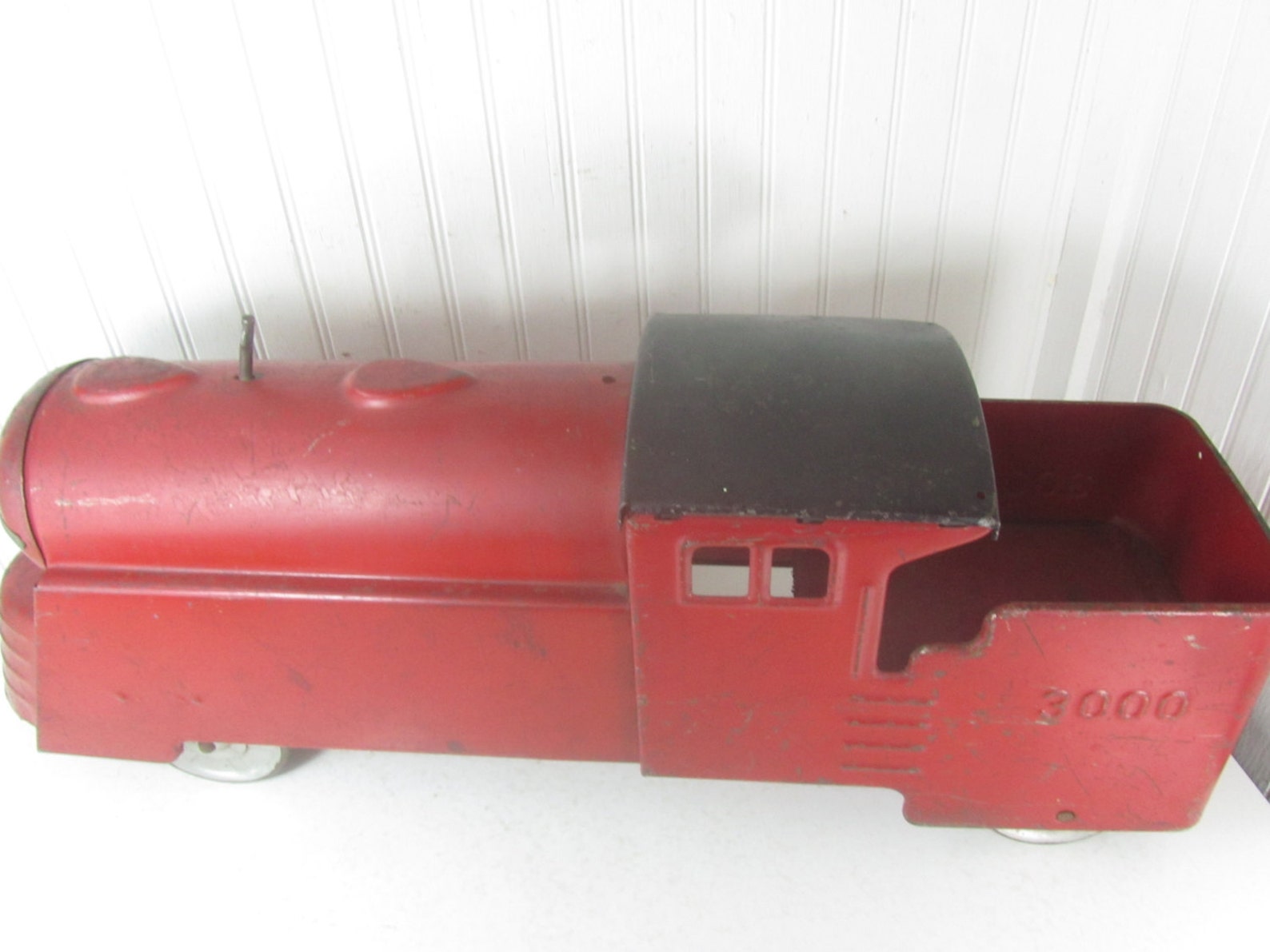 Vintage Marx Ride On Train Marx 3000 Pressed Steel Ride On Etsy
