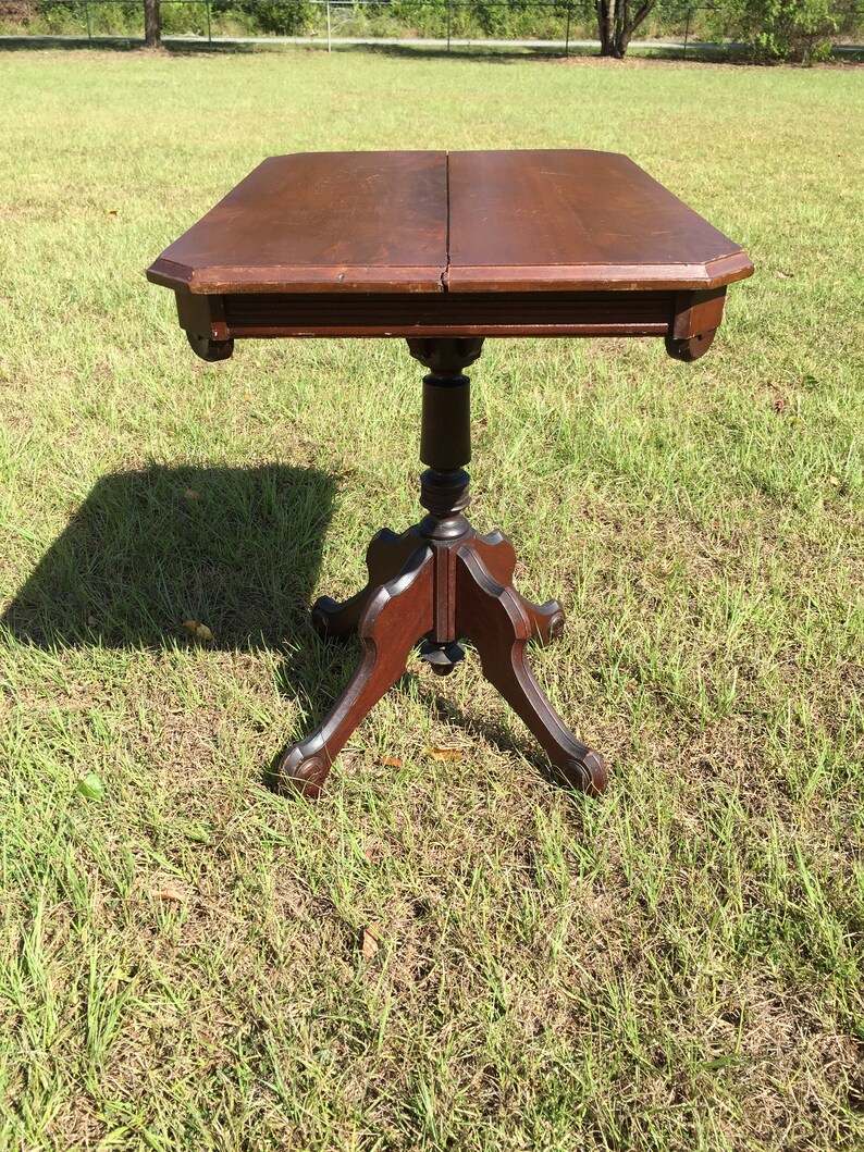 Antique Eastlake Side Table Wood Table End Table Table Etsy