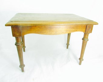 Antique stool,Vintage Wood Stool, Vintage ottomon,Step Stool, Foot rest,Solid Wood Stool,child's stool,