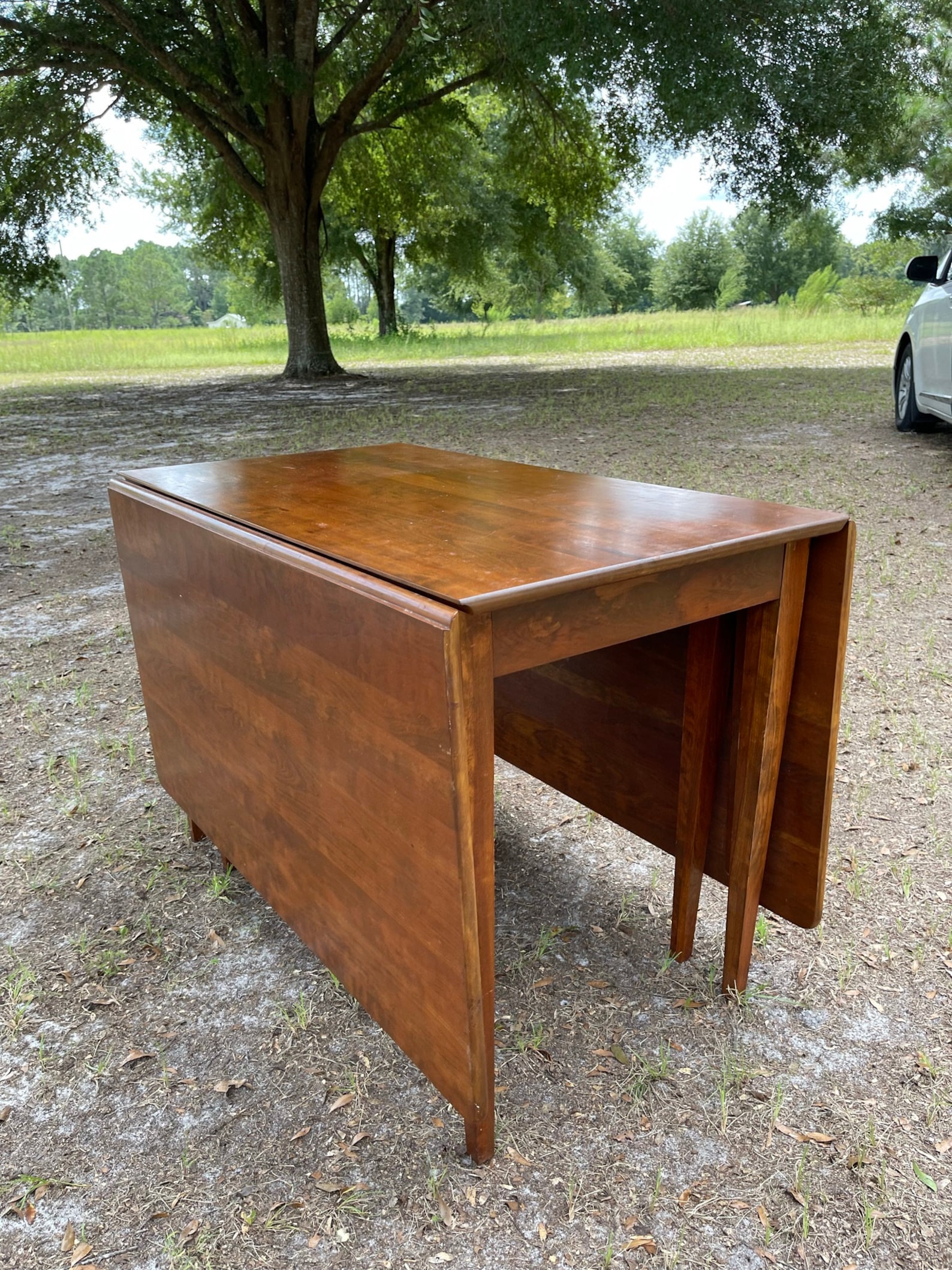 Vintage Drop Leaf Table MCM Modern Table Wood Furniture Etsy