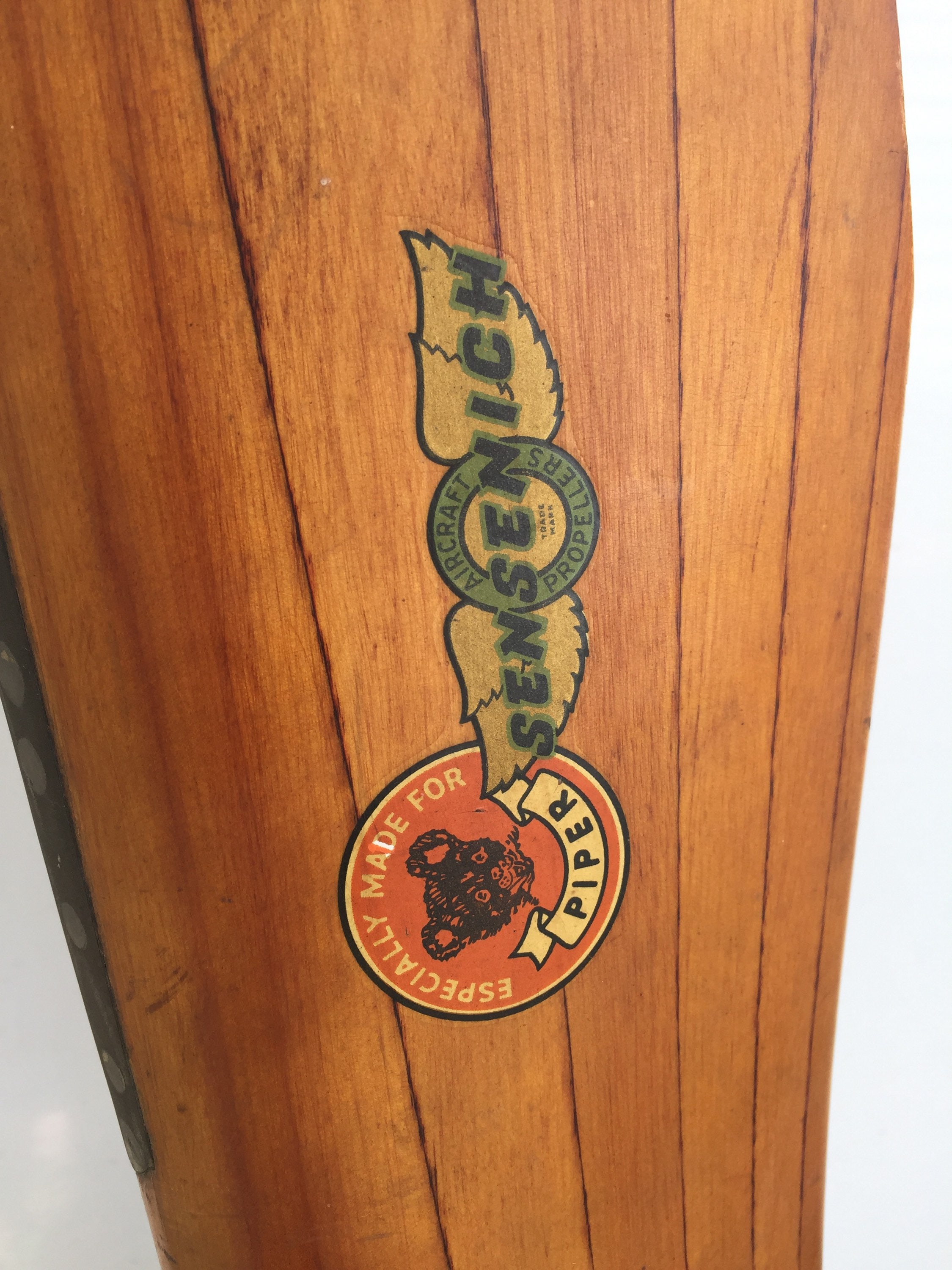 Sensenich Wooden Propeller, Piper Airplane Propeller