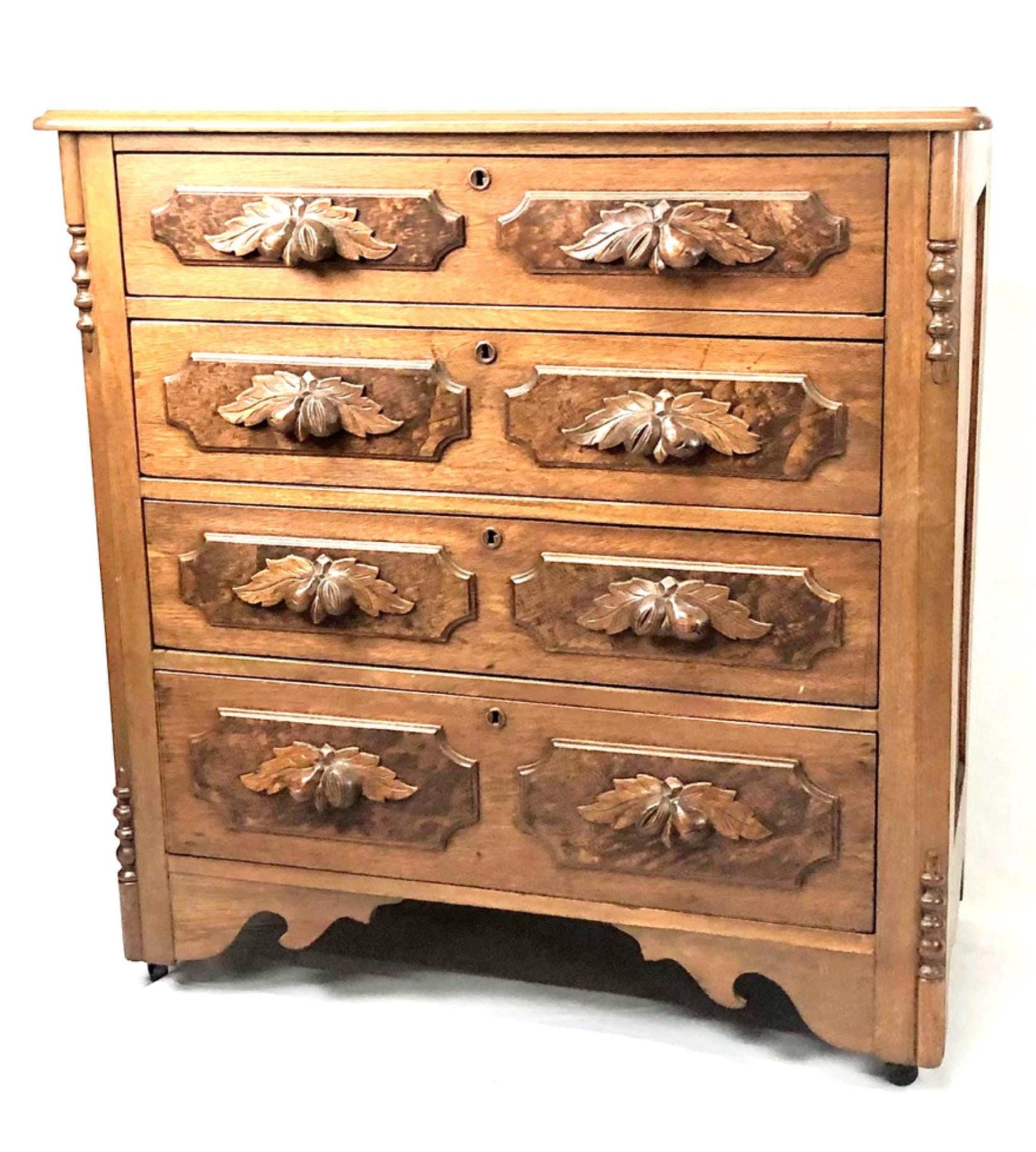 antique dresser chest of drawers Large vintage dresser, plum frame, faux malachite inserts, brass hardw Fabio Verdiani Designs The chest boasts an abundant display of bone inlay 6-drawer Solid Wood Large Chest,