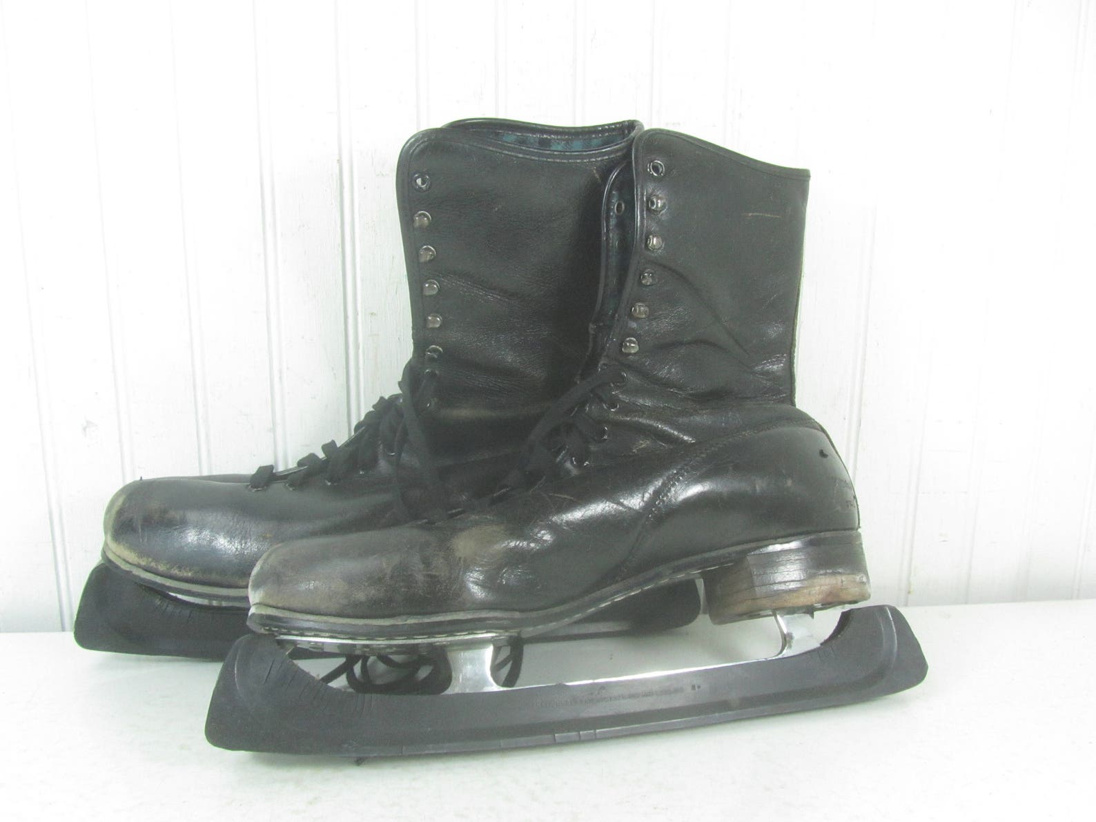 Ice Skates Canadian Flyer Silver Brazed Union Howe Co Etsy