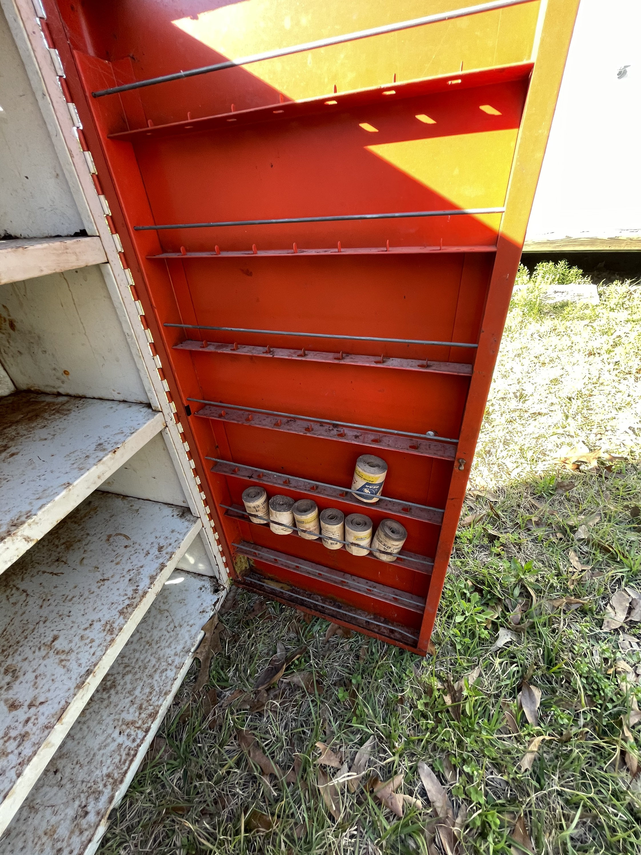 Borg Warner Tune up Parts Cabinet, Automotive, Garage Decor, Man